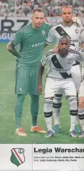 постер А4 футбол Легія Варшава (Польща) 2016/Legia Warsaw,Poland football poster