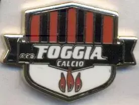 футбольний клуб Фоджа (Італія)4 ЕМАЛЬ /US Foggia,Italy football enamel pin badge