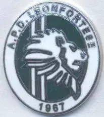 футбол.клуб Лєонфортезе (Італія) офіц. ЕМАЛЬ /APD Leonfortese,Italy football pin