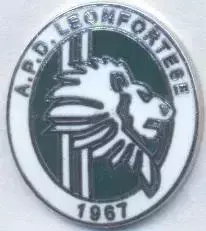 футбол.клуб Лєонфортезе (Італія) офіц. ЕМАЛЬ /APD Leonfortese,Italy football pin