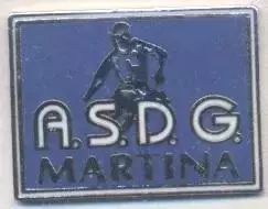 футбол.клуб Мартіна (Італія) офіц. ЕМАЛЬ / ASDG Martina,Italy football pin badge