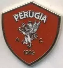 футбольний клуб Перуджа (Італія)2 ЕМАЛЬ /Perugia Calcio,Italy football pin badge