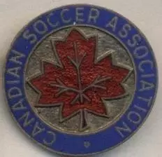 Канада, федерація футболу1 ЕМАЛЬ /Canada soccer-football federation enamel badge