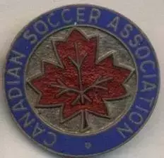 Канада, федерація футболу1 ЕМАЛЬ /Canada soccer-football federation enamel badge