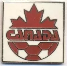 Канада, федерація футболу №3 ЕМАЛЬ / Canada soccer-football federation pin badge