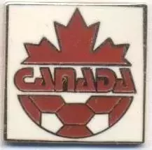 Канада, федерація футболу №3 ЕМАЛЬ / Canada soccer-football federation pin badge