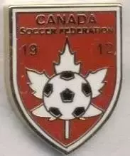 Канада, федерація футболу №4 ЕМАЛЬ / Canada soccer-football federation pin badge