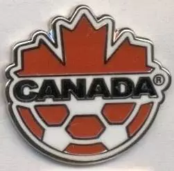 Канада, федерація футболу №7 ЕМАЛЬ / Canada soccer-football federation pin badge