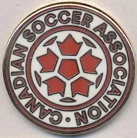 Канада, федерація футболу №8 ЕМАЛЬ / Canada soccer-football federation pin badge