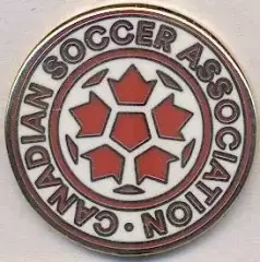 Канада, федерація футболу №8 ЕМАЛЬ / Canada soccer-football federation pin badge