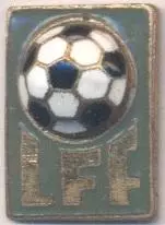 Литва, федерація футболу,офіц.1 ЕМАЛЬ/Lithuania football federation enamel badge