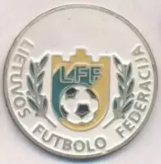 Литва, федерація футболу1, важмет /Lithuania football federation assn. pin badge