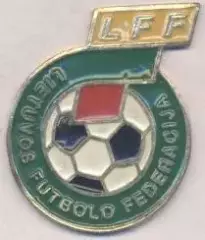 Литва, федерація футболу, офіц.? важмет /Lithuania football federation pin badge