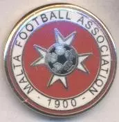 Мальта, федерація футболу, офіц. ЕМАЛЬ/Malta football assn. federation pin badge