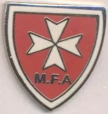 Мальта, федерація футболу6 ЕМАЛЬ/Malta football association federation pin badge