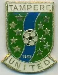 футбол.клуб Тампере Юнайтед (Фінляндія) важмет /Tampere Utd,Finland football pin