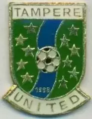 футбол.клуб Тампере Юнайтед (Фінляндія) важмет /Tampere Utd,Finland football pin