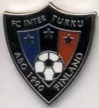 футбол.клуб Інтер Турку (Фінляндія) ЕМАЛЬ/Inter Turku,Finland football pin badge