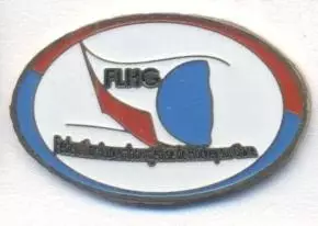 Люксембург,федерація хокею,№2 важмет /Luxembourg ice hockey federation pin badge