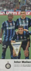 постер А4 футбол Інтернаціонале (Італія 2010/FC Inter,Italy football team poster