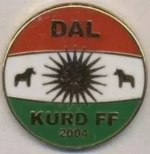 футбол.клуб Далькурд (Швеція)1 ЕМАЛЬ/Dalkurd FF,Sweden football enamel pin badge