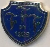 футбол.клуб Фалькенберг (Швеція)2 ЕМАЛЬ/Falkenbergs FF,Sweden football pin badge