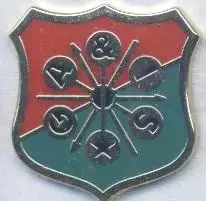 футбол.клуб ГАІС Гетеборг (Швеція2 ЕМАЛЬ/GAIS Goteborg,Sweden football pin badge