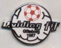 футбольний клуб Квідінг (Швеція)1 ЕМАЛЬ / Qviding FIF, Sweden football pin badge