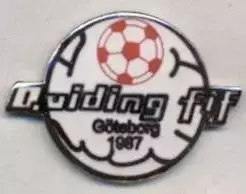 футбольний клуб Квідінг (Швеція)1 ЕМАЛЬ / Qviding FIF, Sweden football pin badge