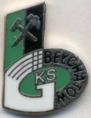 футбол.клуб ГКС Белхатув (Польща)2 ЕМАЛЬ/GKS Belchatow,Poland football pin badge