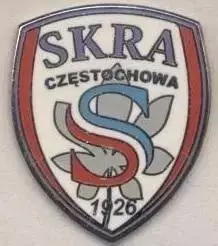 футбол.клуб Скра Ченстохова (Польща) ЕМАЛЬ /Skra Czestochowa,Poland football pin