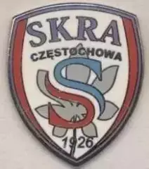 футбол.клуб Скра Ченстохова (Польща) ЕМАЛЬ /Skra Czestochowa,Poland football pin