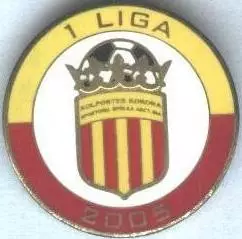 футбол.клуб Корона Кельце (Польща) важмет / Korona Kielce, Poland football badge