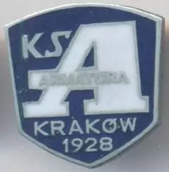 футбол.клуб Арматура (Польща) ЕМАЛЬ гвинт/Armatura K,Poland football screw badge