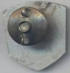 футбол.клуб Арматура (Польща) ЕМАЛЬ гвинт/Armatura K,Poland football screw badge 1