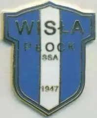 футбол.клуб Вісла Плоцк (Польща)1 ЕМАЛЬ / Wisla Plock, Poland football pin badge