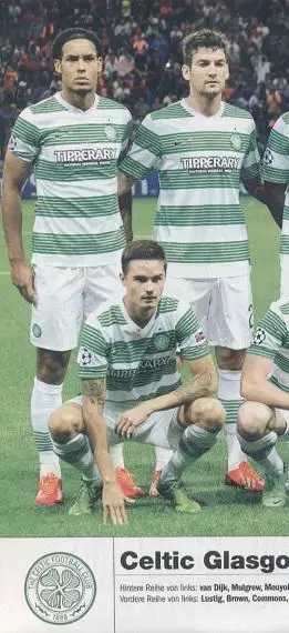 постер А4 футбол Селтік Глазго (Шотландія) 2013 /Celtic,Scotland football poster