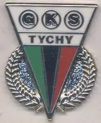 футбол.клуб ГКС Тихи (Польща)4 ЕМАЛЬ /GKS Tychy,Poland football enamel pin badge