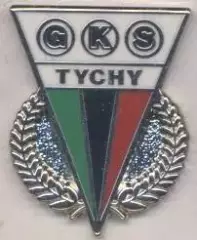 футбол.клуб ГКС Тихи (Польща)4 ЕМАЛЬ /GKS Tychy,Poland football enamel pin badge