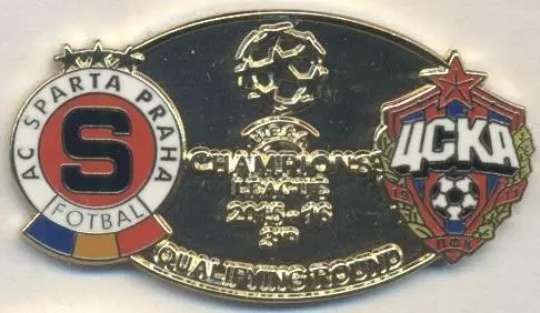 матч Спарта/Sparta Prague Czech/Чехія-ЦСКа/CSKa Rus. 2015c ЕМАЛЬ match pin badge