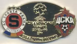 матч Спарта/Sparta Prague Czech/Чехія-ЦСКа/CSKa Rus. 2015c ЕМАЛЬ match pin badge