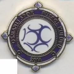 футбол.клуб Османлиспор (Туреччина) ЕМАЛЬ /Osmanlispor,Turkey football pin badge