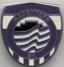 футбол.клуб Хаджеттепе (Туреччина)1 ЕМАЛЬ/Hacettepe Ankara,Turkey football badge