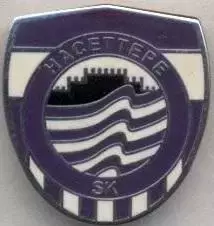 футбол.клуб Хаджеттепе (Туреччина)1 ЕМАЛЬ/Hacettepe Ankara,Turkey football badge