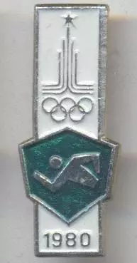 Олімпіада-80 Москва, легка атлетика4 алюм. /Olympics 1980 Moscow athletics badge