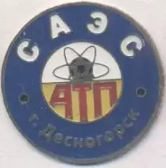 футбол.клуб САЭС-Автомобилист Десногорск (Рос. важмет/SAES-A.D,Rus.,football pin