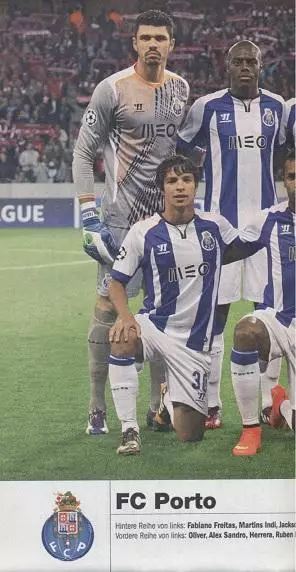 постер А4 футбол Порту (Португалія) 2014 / FC Porto, Portugal football poster