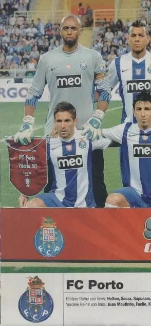 постер А4 футбол Порту (Португалія) 2011 / FC Porto, Portugal football poster