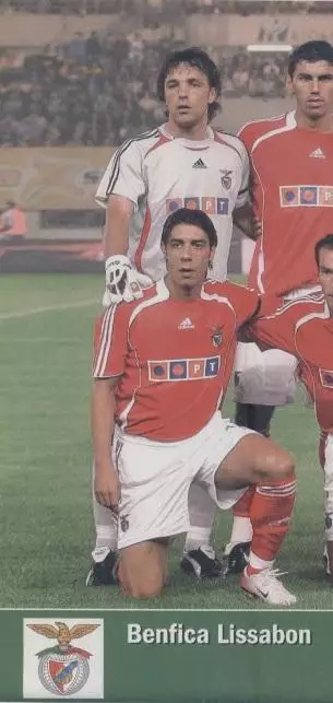 постер А4 футбол Бенфіка (Португалія) 2006 / SL Benfica,Portugal football poster