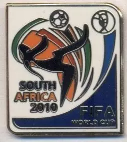Чемпіонат Світу ЧС-2010 емблема 2 ЕМАЛЬ / World cup South Africa logo pin badge
